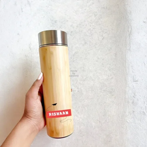 Temperature back to school personalized name bottle | Back to School
