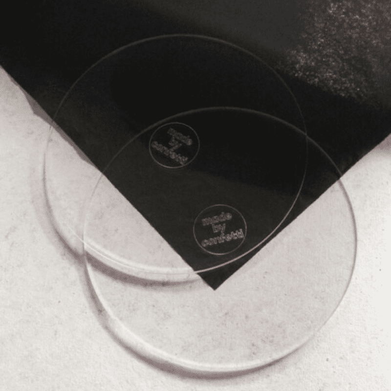 Circular Ganache Plate