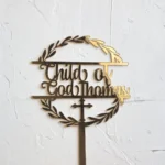 Child of God Holy Communion cake topper