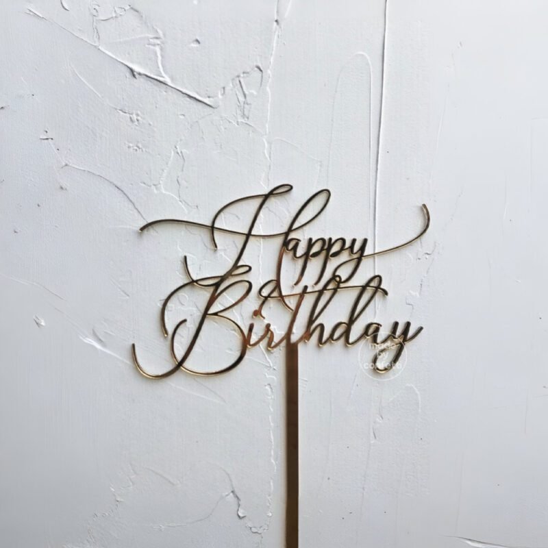 Happy Birthday Cake Topper