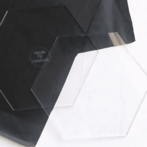 Hexagonal Ganache Plate