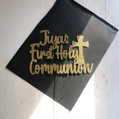First Holy Communion cake topper