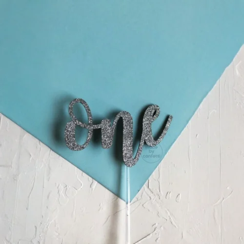 One Number Cake Topper