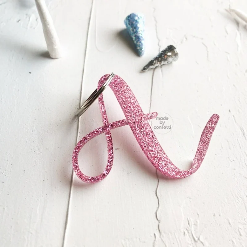 Alphabet key chain