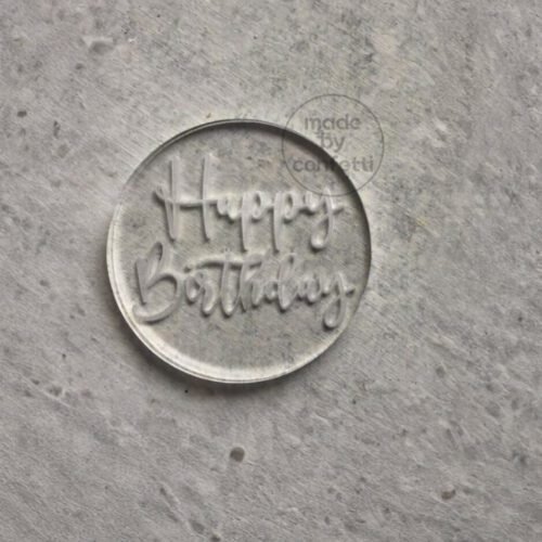 Minimalists Birthday Embosser