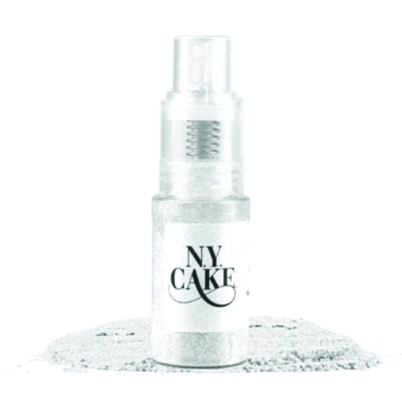 Snowflake Sparkle Edible Glitter Dust Pump by NY Cake - 10 grams